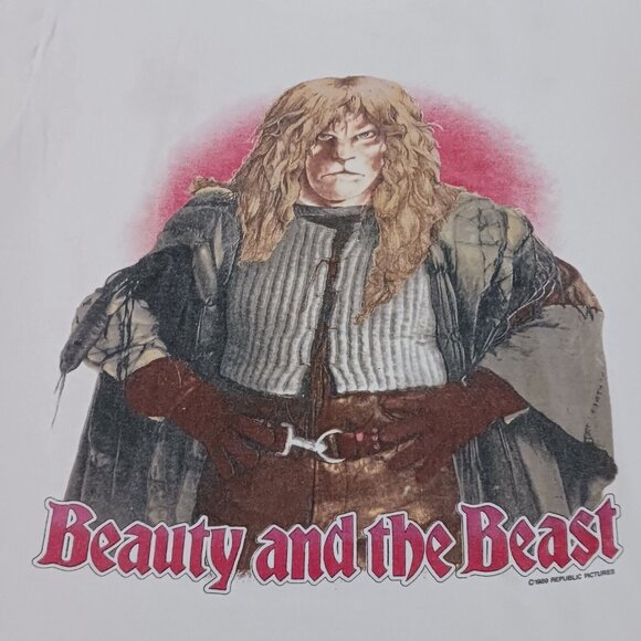 Beauty And The Beast Vincent T Shirt Vintage TV Ron Perlman Small - Picture 3 of 7